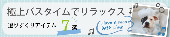 極上バスタイムでリラックス♪選りすぐりアイテム７