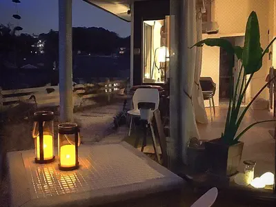 コードレスライトで屋外でも2