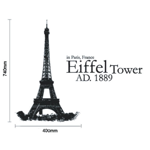 エッフェル塔のウォールステッカー