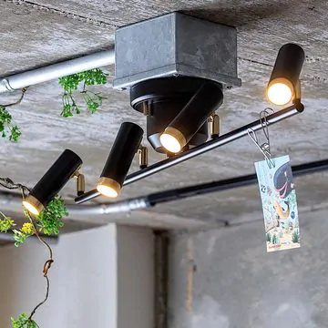 「NOSH」4灯シーリングライト｜モダンでおしゃれな薄型照明 | インテリアコーディネート