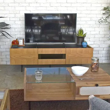 「RT 150 LOW BOARD」北欧モダンな完成品テレビ台＆収納 | レンタルできる家具