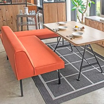 ED DINING BENCH｜北欧カフェ風モダン3人掛けベンチ | レンタルできる家具